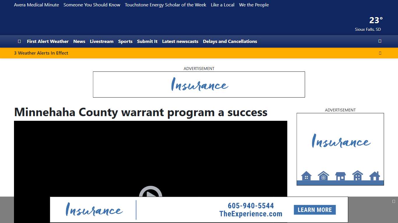 Minnehaha County warrant program a success
