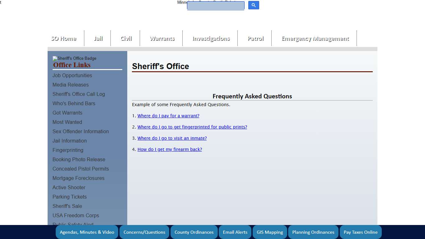 Minnehaha County, South Dakota Official Website - Sheriff's Office